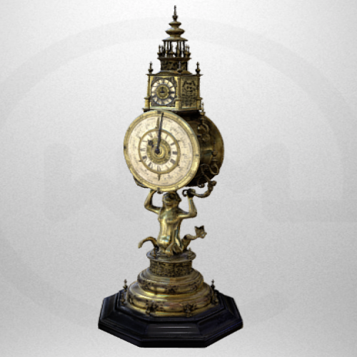 Astronomical monstrance clock